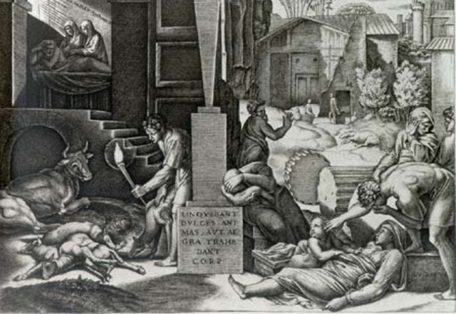 The Black Death begins in Europe