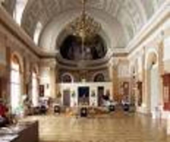 Стоительство Академии Художеств