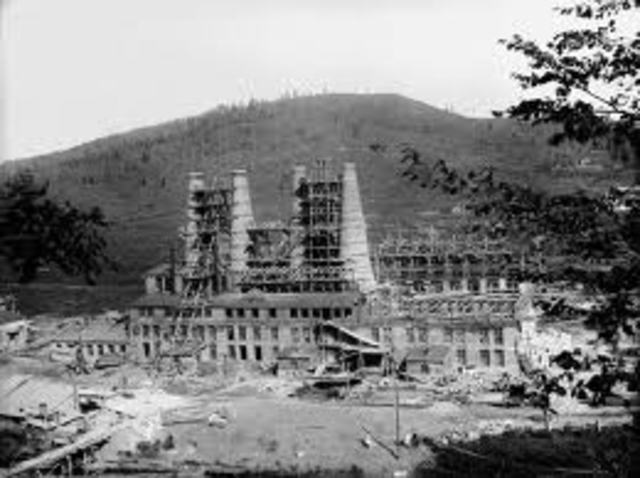 Завод по производству извести в Рускеале