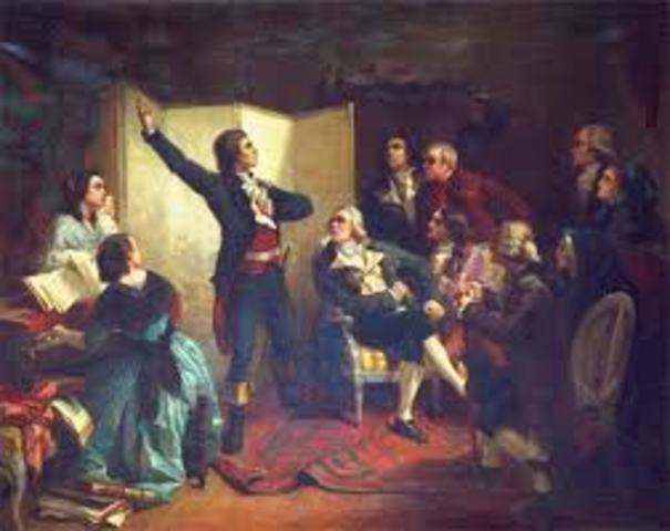 Noblemen grand speeches