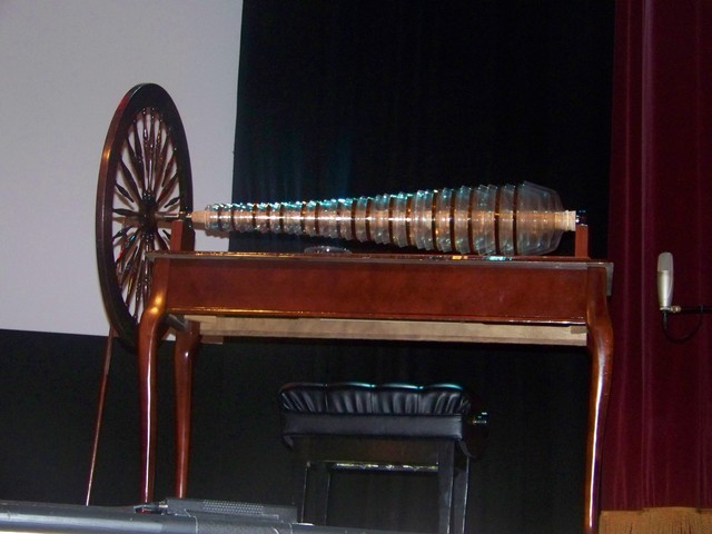 Created the  Glass Armonica