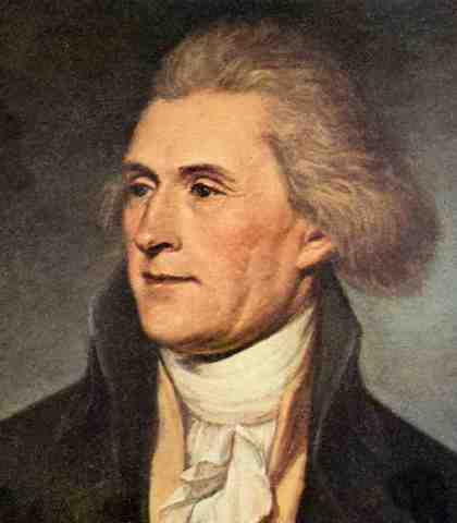 Founding father Thomas Jefferson