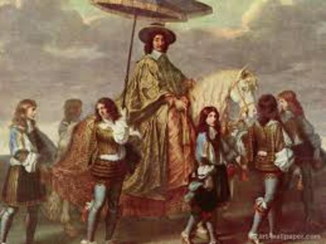 Louis XIV becomes King of France