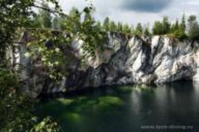 Опытная добыча мрамора