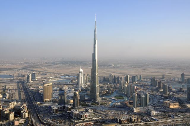 The Burj Khalifa opens