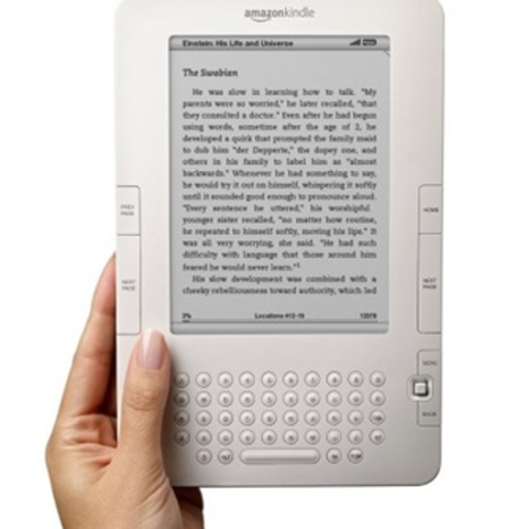 Release of Amazon's Kindle-ereader competition and increase in ebook production