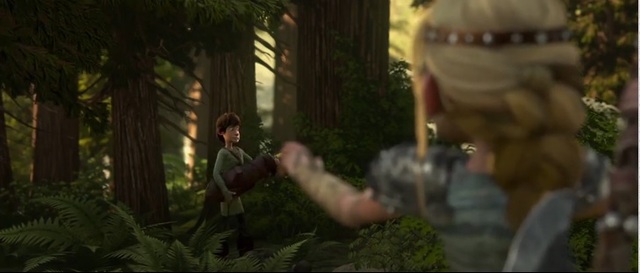 Astrid begans to get suspicous of Hiccup