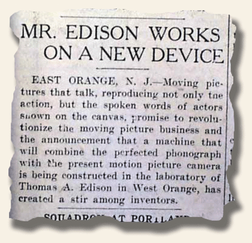 NEWS ARTICLE: Thomas Edison