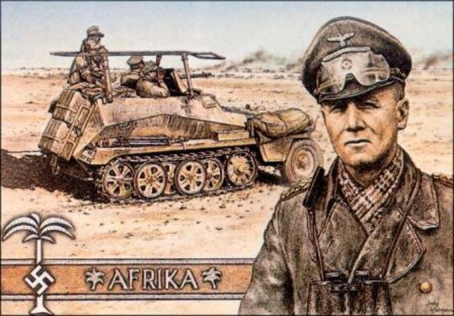 Afrika Korps Attack British Forces
