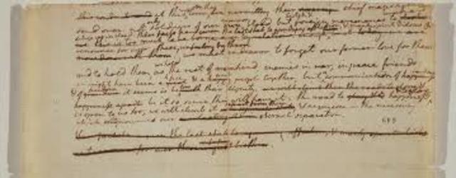 Dec of Independence Drafted