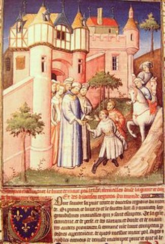 Polo bothers arrive at Venice