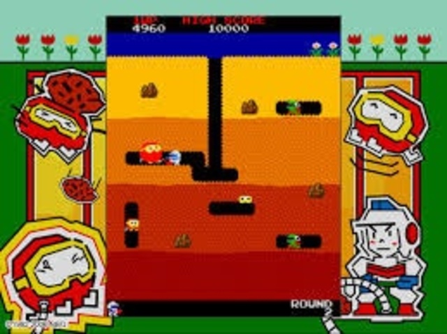 Namaco presenta el joc d'arcade Dig Dug