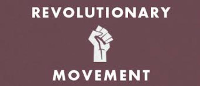 Revolutionary movement became formal