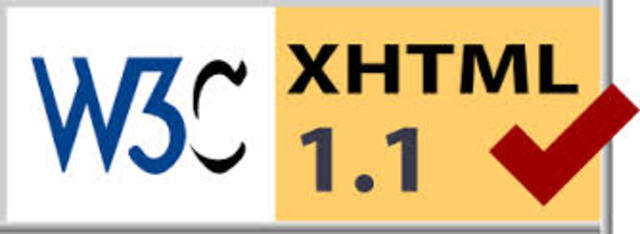 se detiene HTML y aparece XHTML.