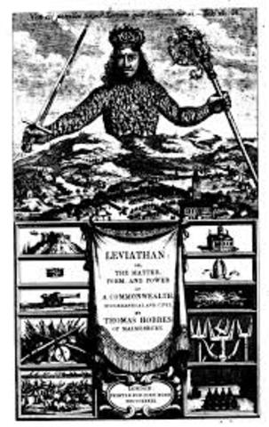 Publication of Thomas Hobbes book, Leviathan