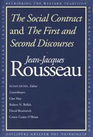 Rousseau writes the Second Discourse