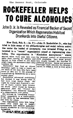 John D. Rockefeller -New Article