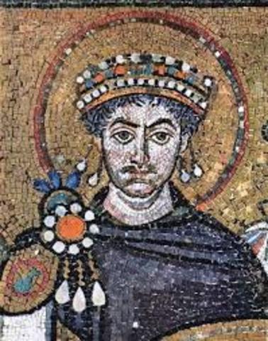 Justinian Becomes Emperor of the Byzantines
