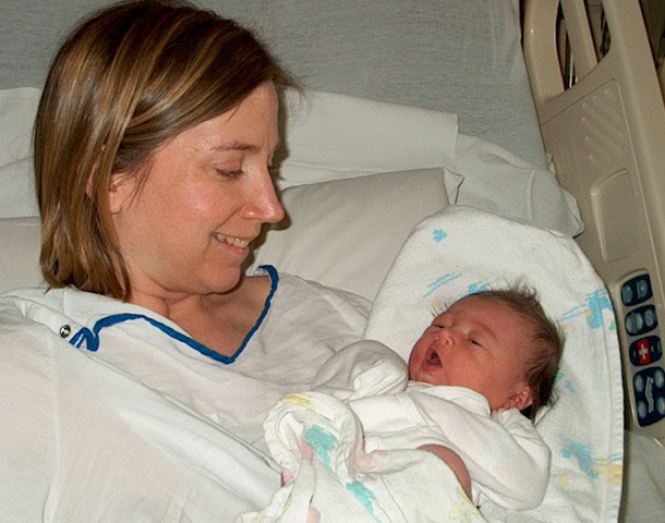 My sister Natalie was born