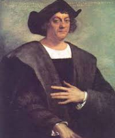 Columbus lands in the Bahamas