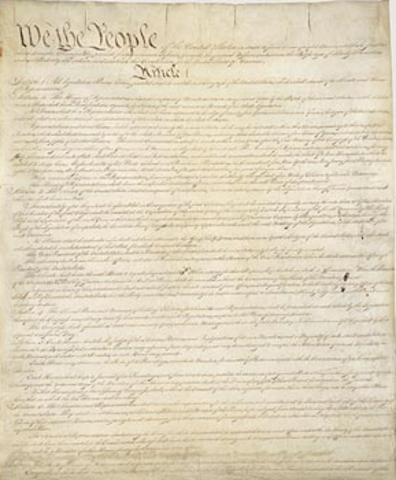 U.S. Constitution Written