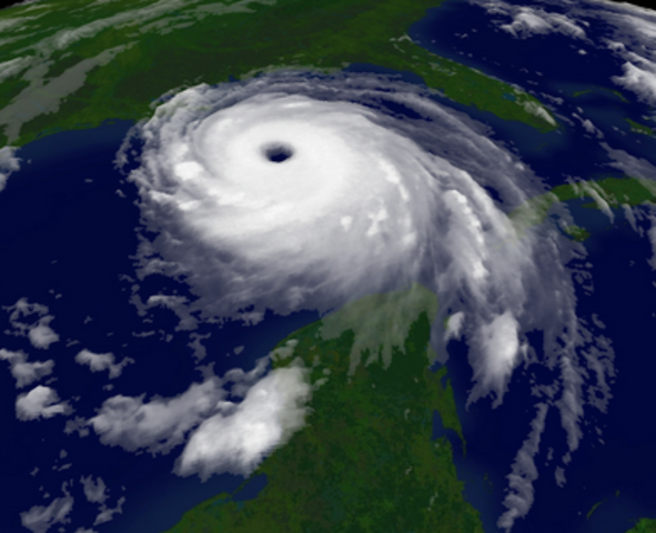 Hurricane Katrina hits U.S.
