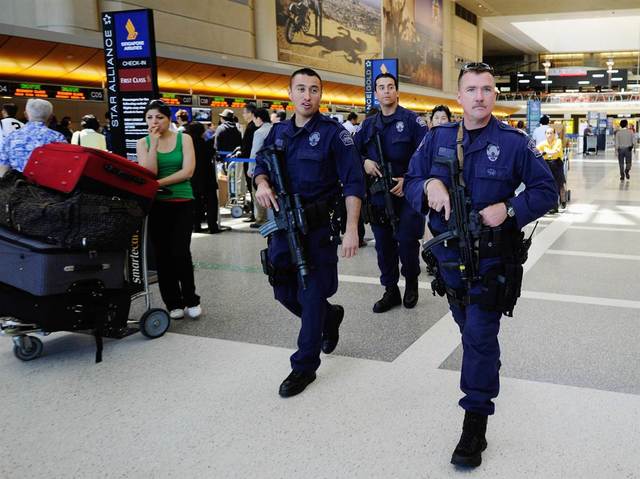 Police in Airports on 9/11