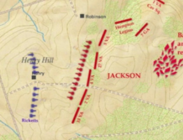 Battle of Bull Run Begins