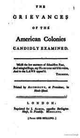Grievances of the American Colonies