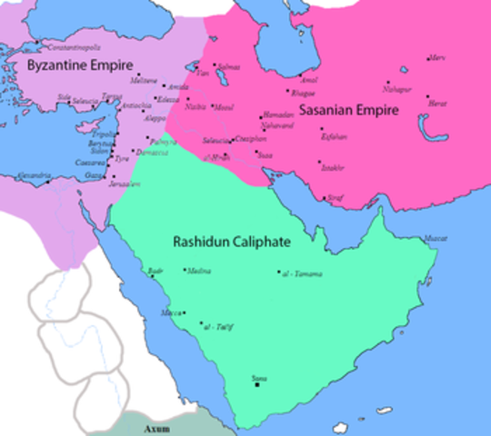 Islamic Conquests Parts of the Byzantine Empire