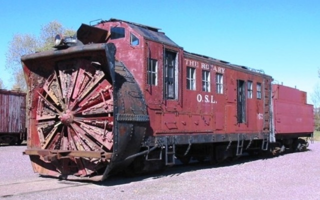 Rotary Railroad Snowplow