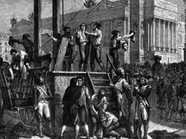 Maximilien Robespierre execution