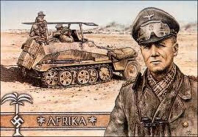 Erwin Rommel's German Afrika Korps Attacked