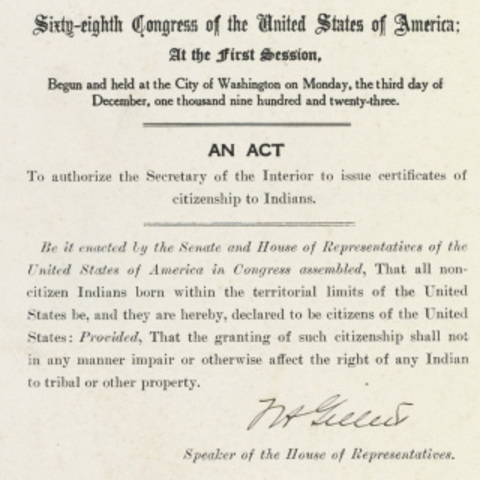 Indian Citzneship Act