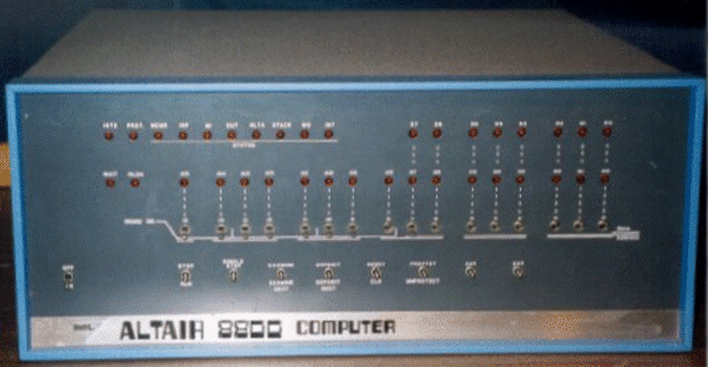 Ordenadores Cuarta Generación Altair 8800 (1975)