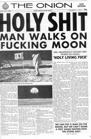 The beginning Newspaper