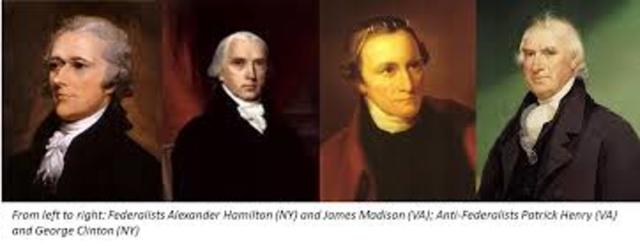 federalists and anti-federerlist authors and arguments