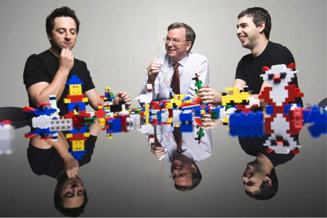 Seregy Brin and Larry Page meet