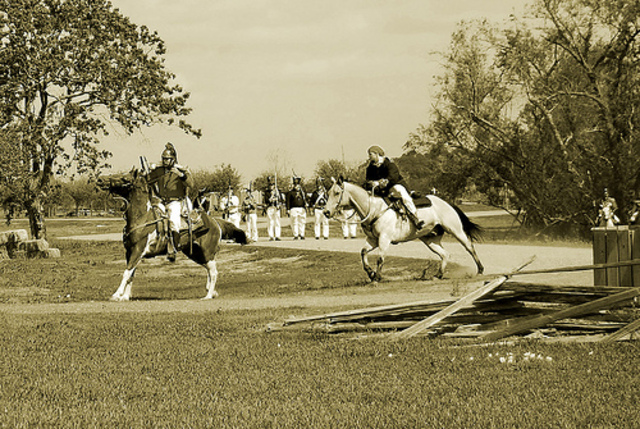 On March 29 Santa Anna, with the main body of the army, left San Antonio and headed east to Gonzales intending to find and defeat the Texian Army.