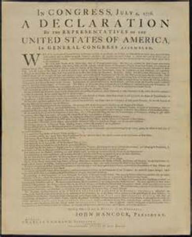 DECLERATION OF INDEPENDECE