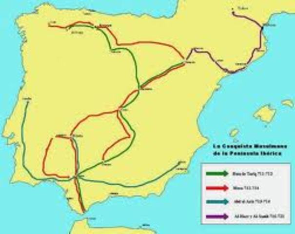 Conquista de la P. Ibérica