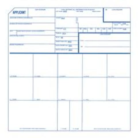 F.B.I Fingerprint Cards