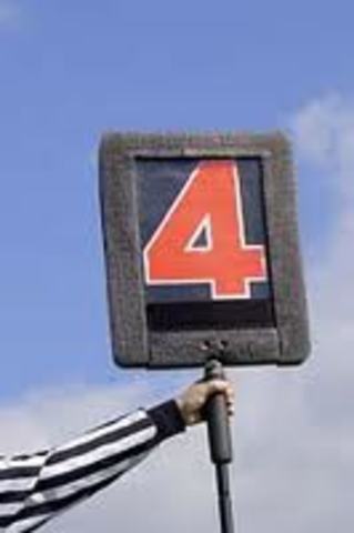 The fourth down was added