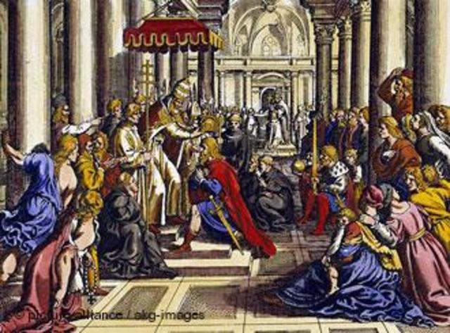 Coronación de Carlomagno