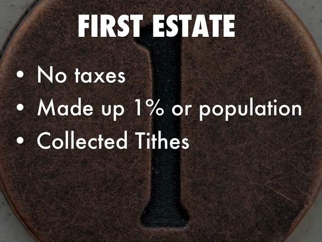 1st  Estate