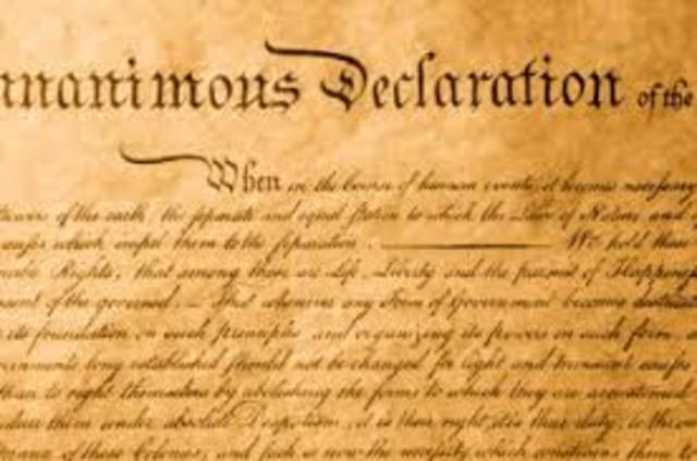 The Declaration of Independence