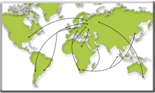 Worldwide trade economy growing