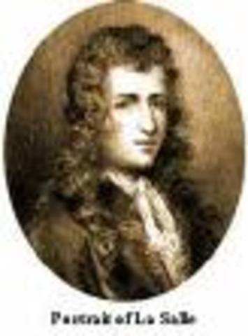 La Salle finds the mouth of the Mississippi River