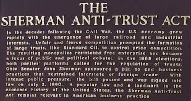 Sherman Antitrust Act