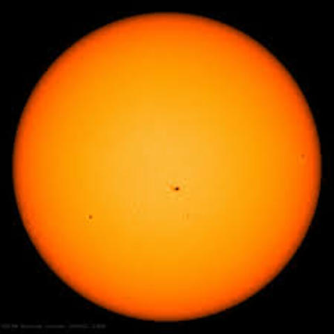 The first photograph of the sun.